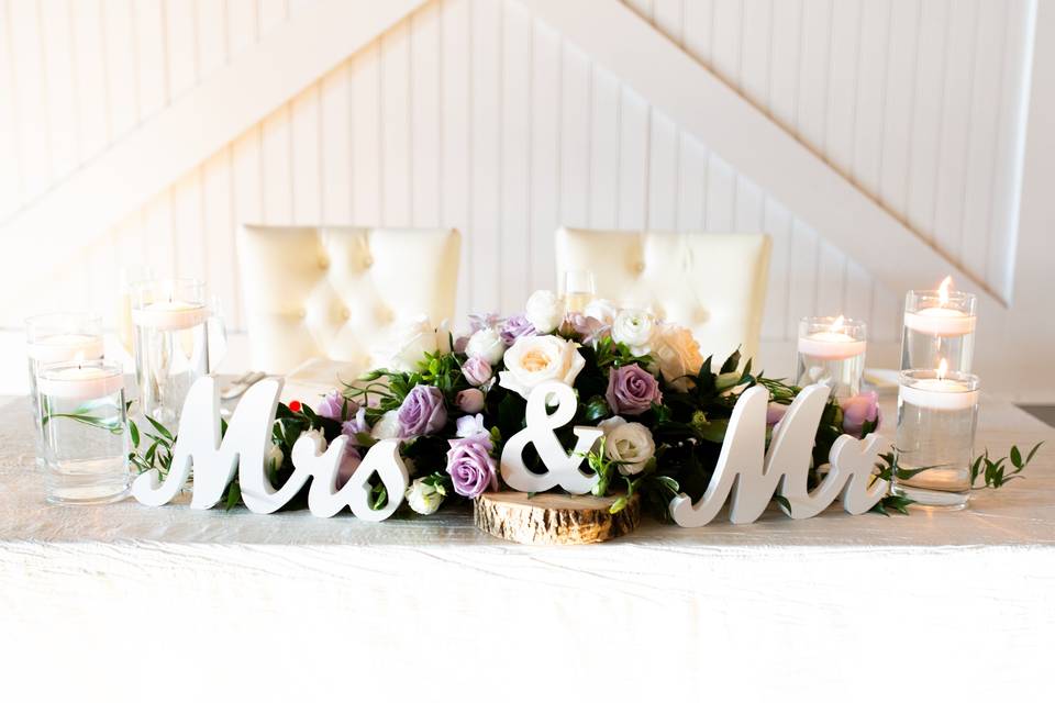 Sweetheart table