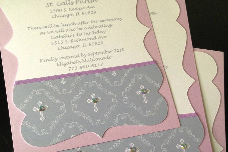 Simple patterns as invitation design