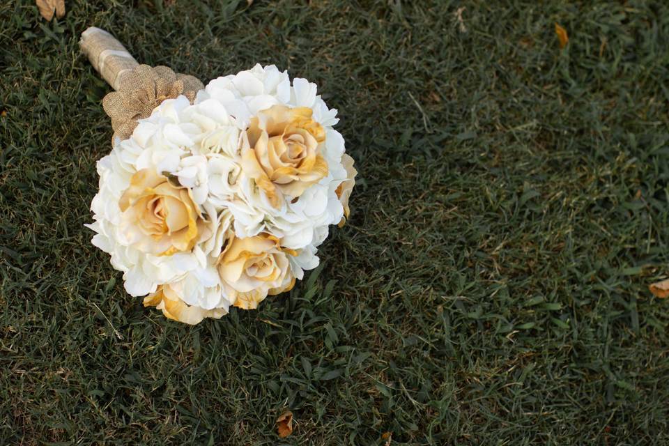 Yellow and Cream bouquet
