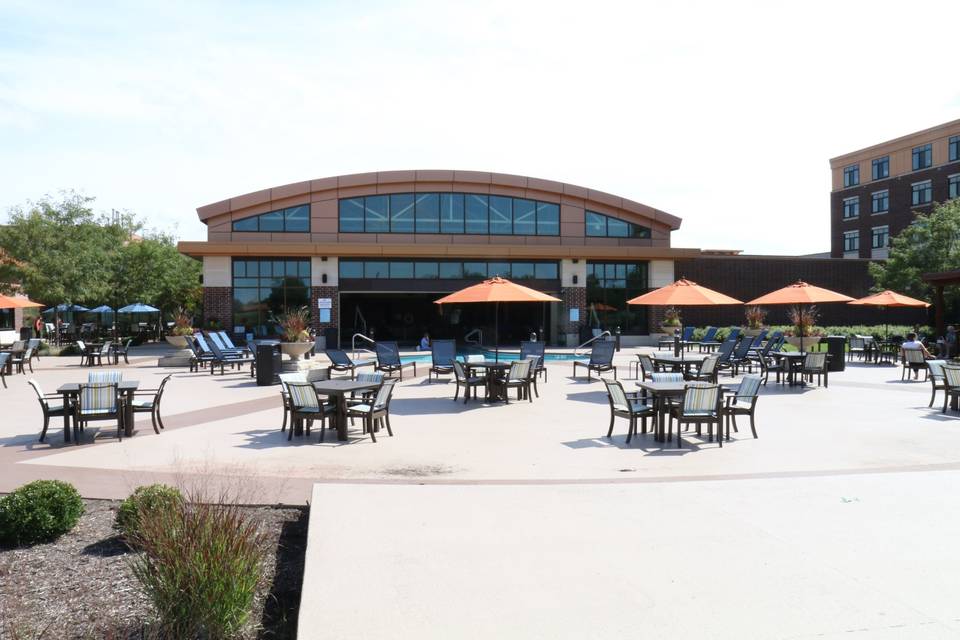 Courtyard & pool