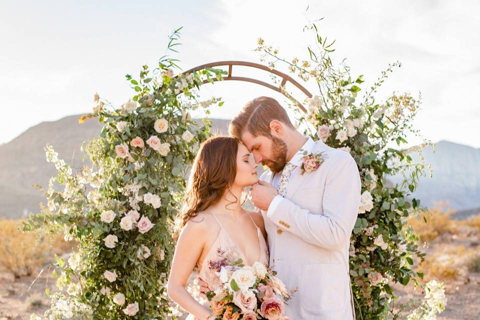 Floral arch - Suzanne Lytle Photography