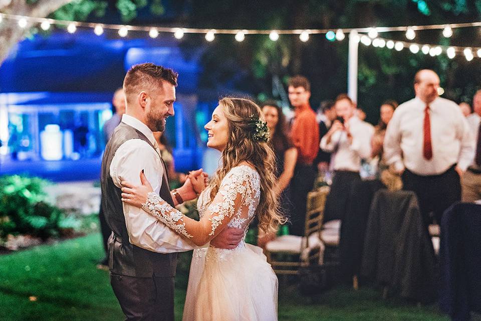 A couple's first dance