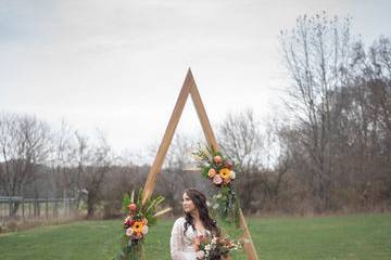 Bridal and arch flowers