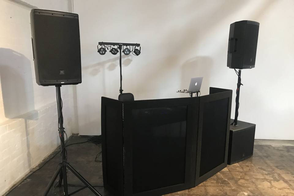 DJ setup