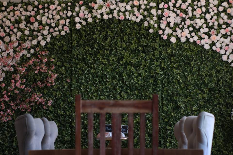 Backdrop flower walls