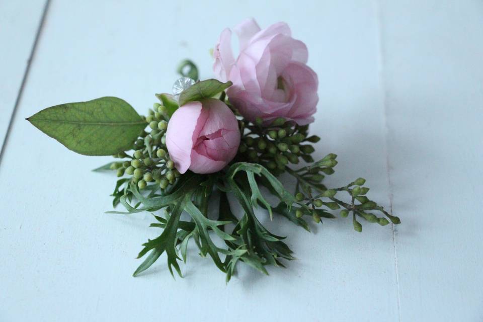 Whimsical boutonniere