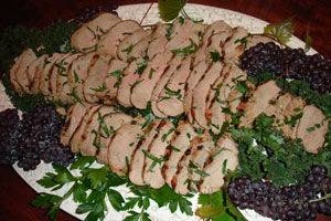 Herb marinated pork tenderloin