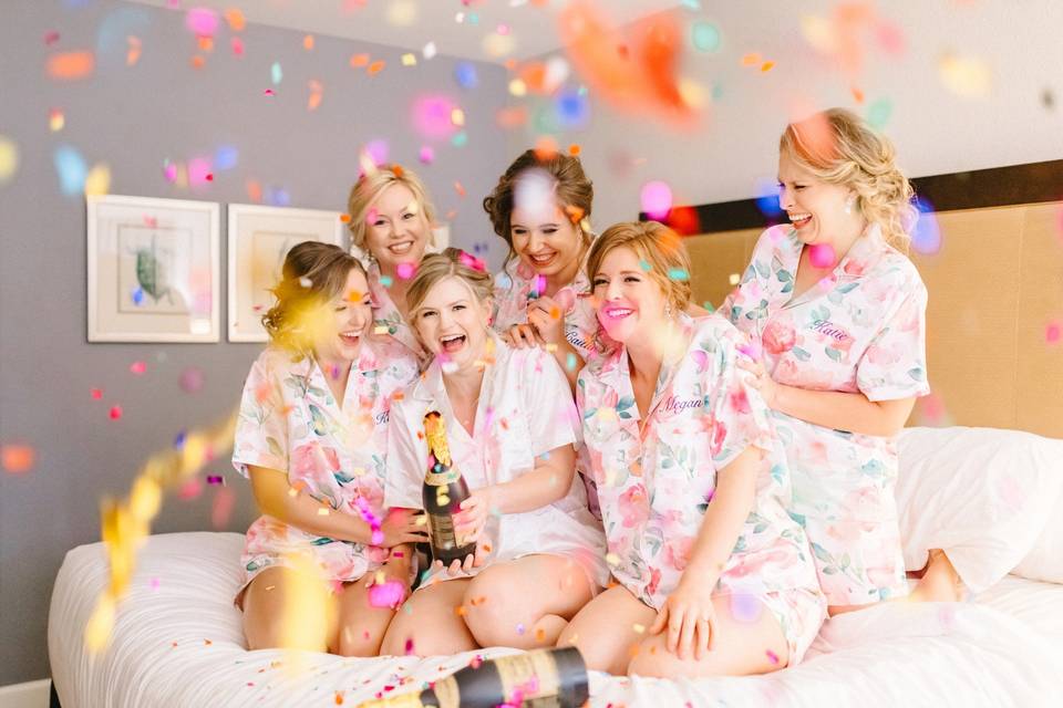 Bubbly Bridesmaids!