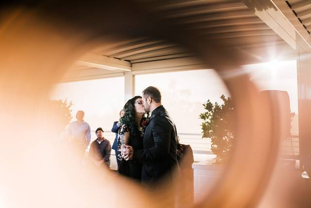 Alternative Rooftop Wedding