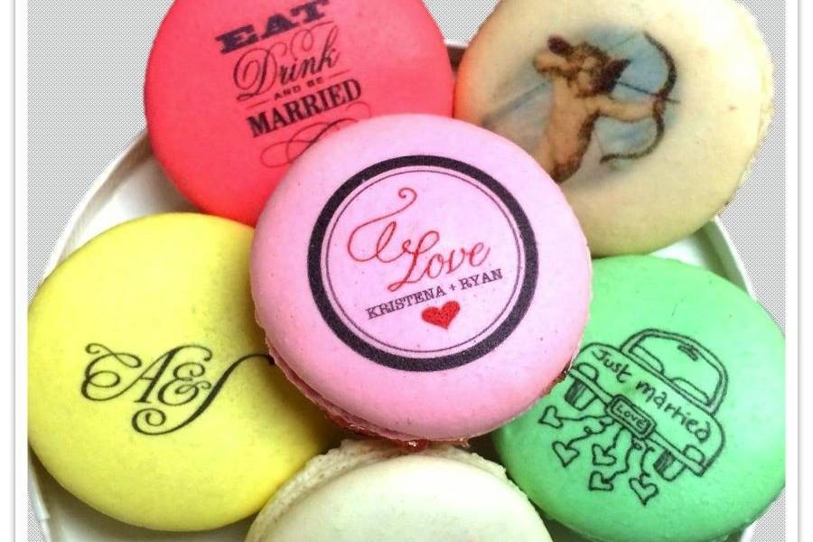 Personalized macarons.