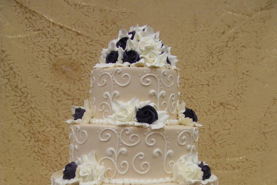 Creme colored cake