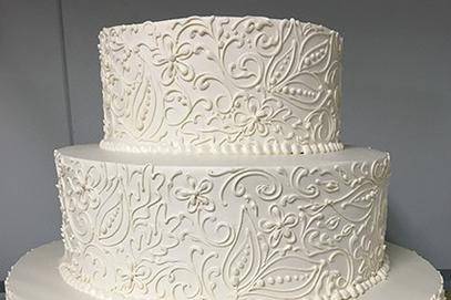 Creme colored cake