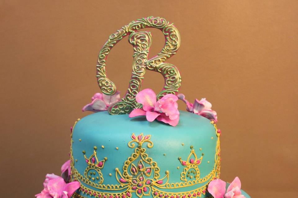 Teal Ornate