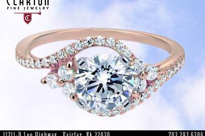 Custom engagement ring from Clarion Fine Jewelry.
PHONE: 1-703-293-6206
http://www.clarionfinejewelry.com