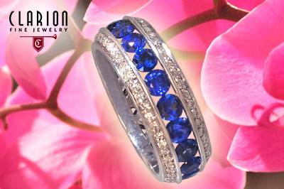 Custom ring from Clarion Fine Jewelry.
PHONE: 1-703-293-6206
http://www.clarionfinejewelry.com
