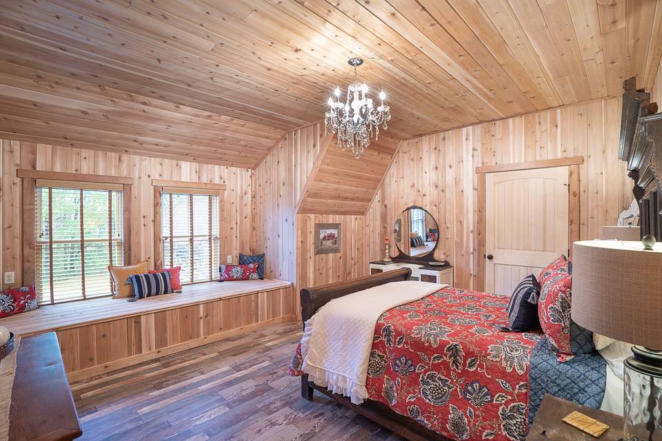 One of our five barn bedrooms