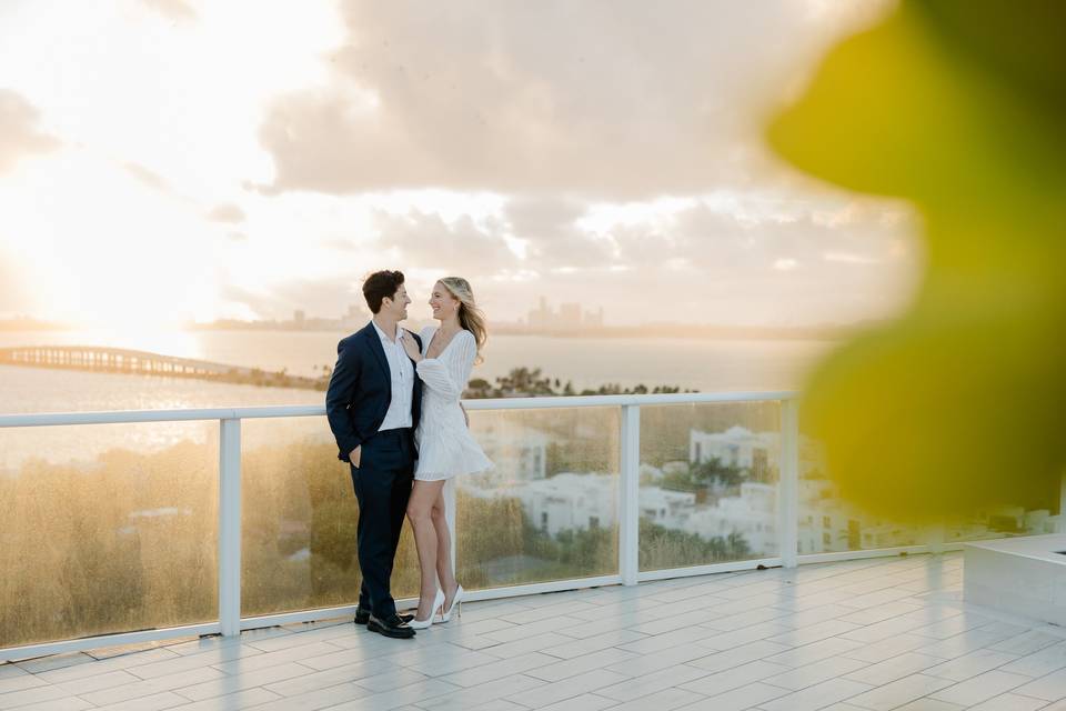 Chic Miami Engagement