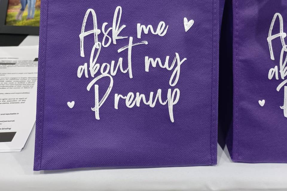 Ask me about my prenup?