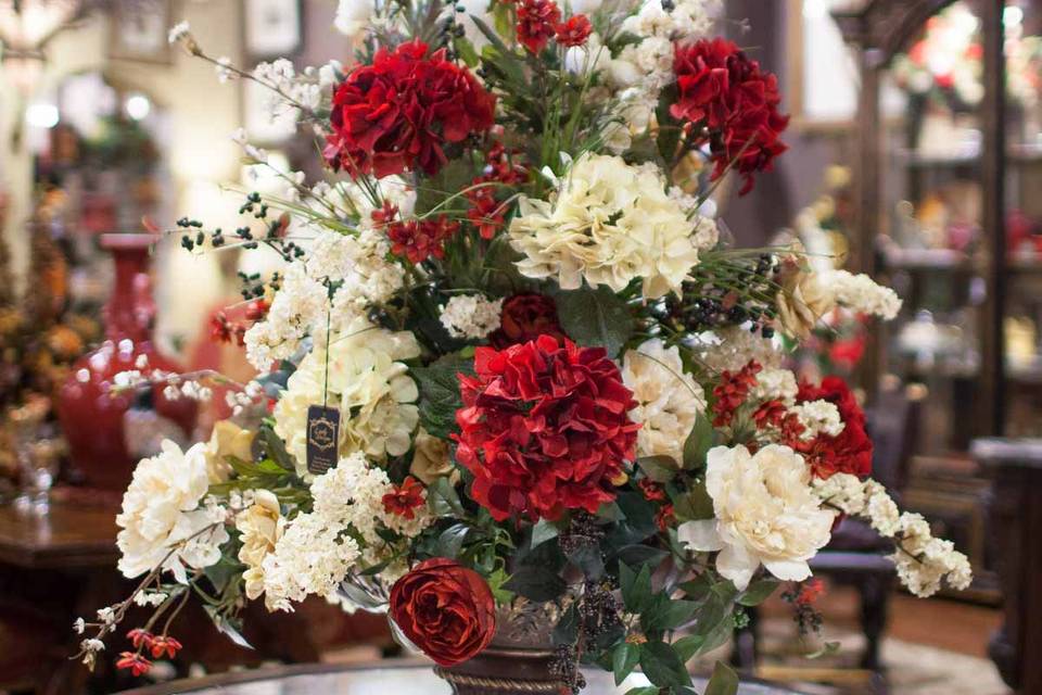 Vibrant floral centerpiece