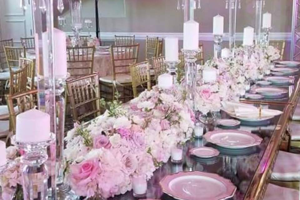 Flower set up