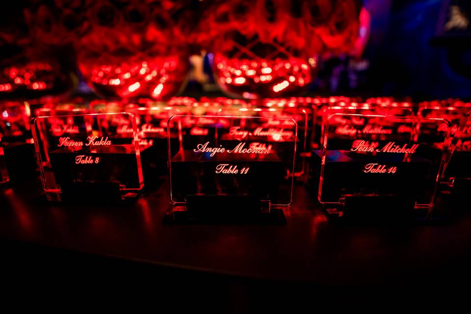 LED placecards