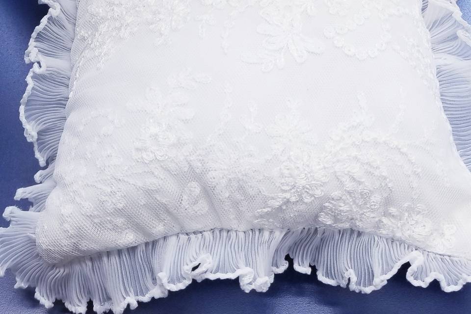 Hand-sewn ring bearer pillow
