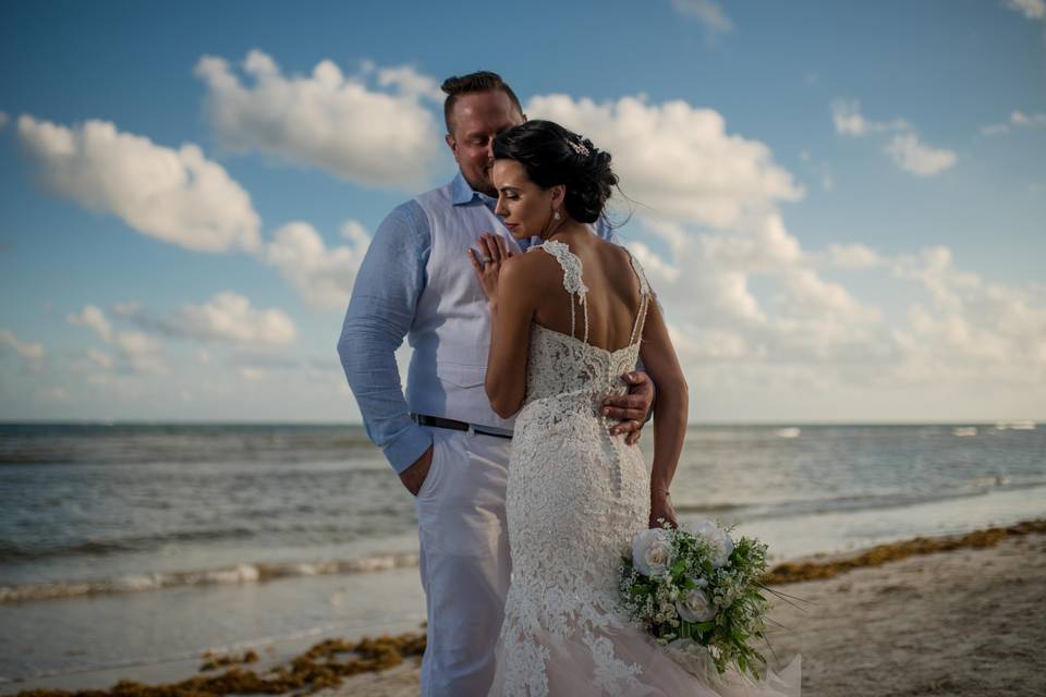 Bride and groom session