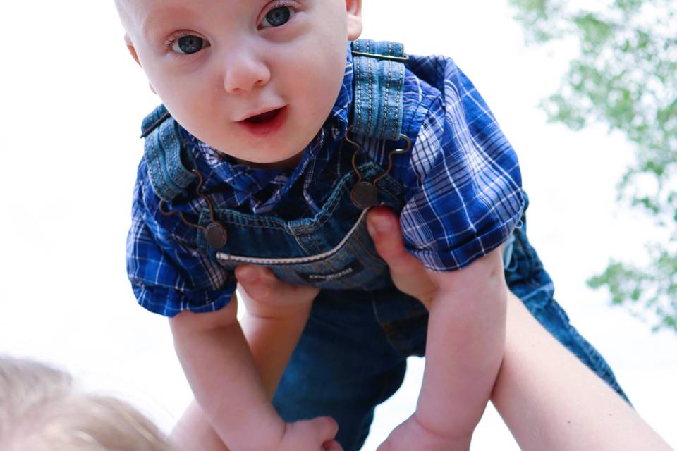Baby boy in air - Jade Schanck Photography