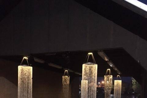 Hanging Crystal Columns