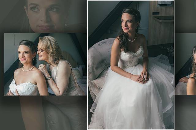 The bride is ready
