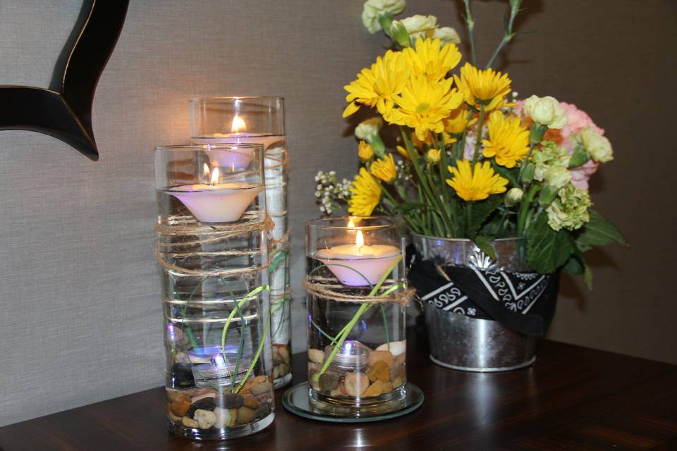 IPME décor centerpiece