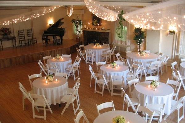 Ballroom with Lighting Decorations