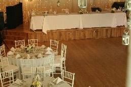 Head Table on the Stage of the ballroom