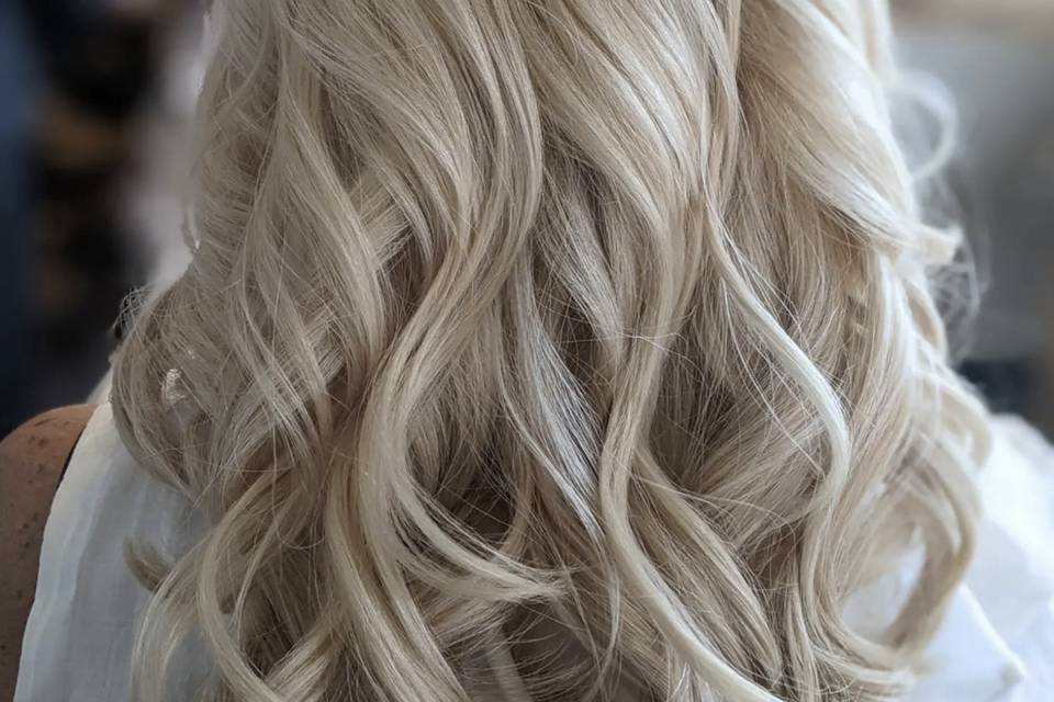 Beautiful natural hair color