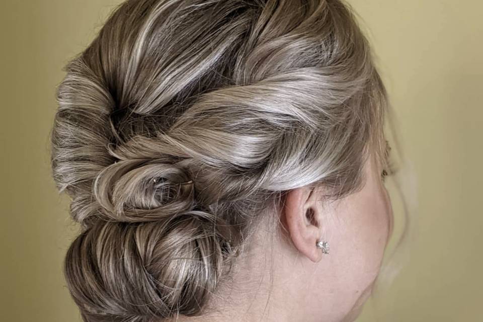 Soft updo