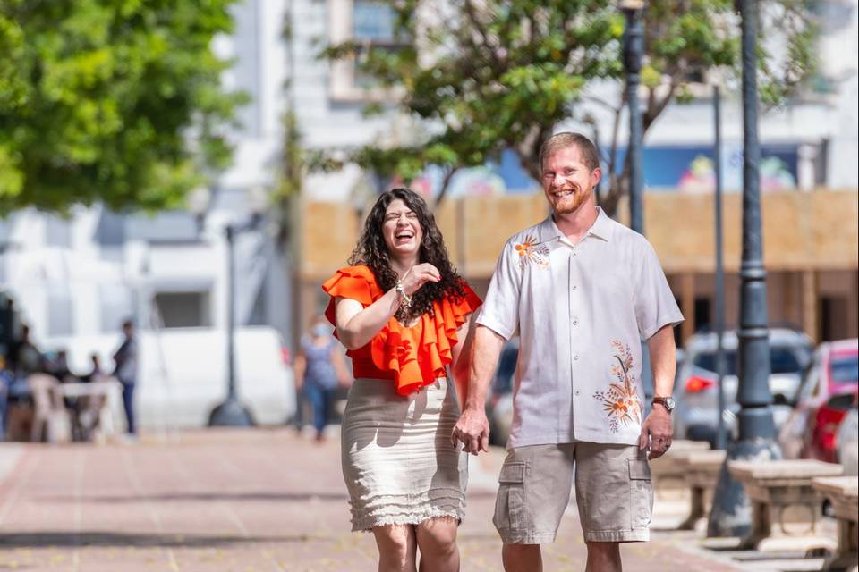 Engagement session walk