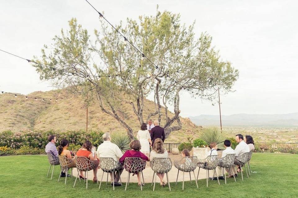 Intimate Arizona Wedding