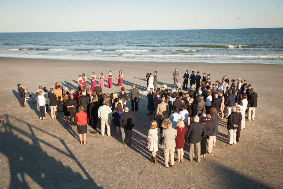 Standing Beach Ceremony