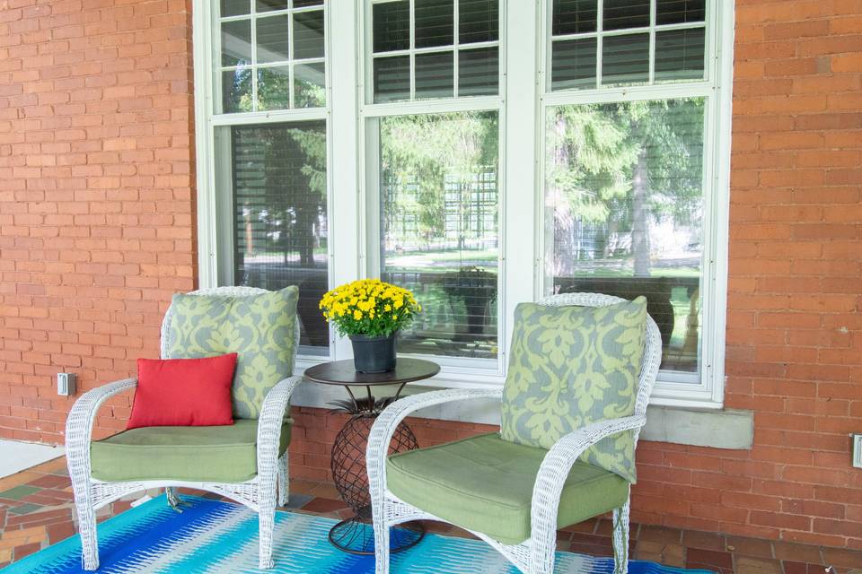 Porch seating
