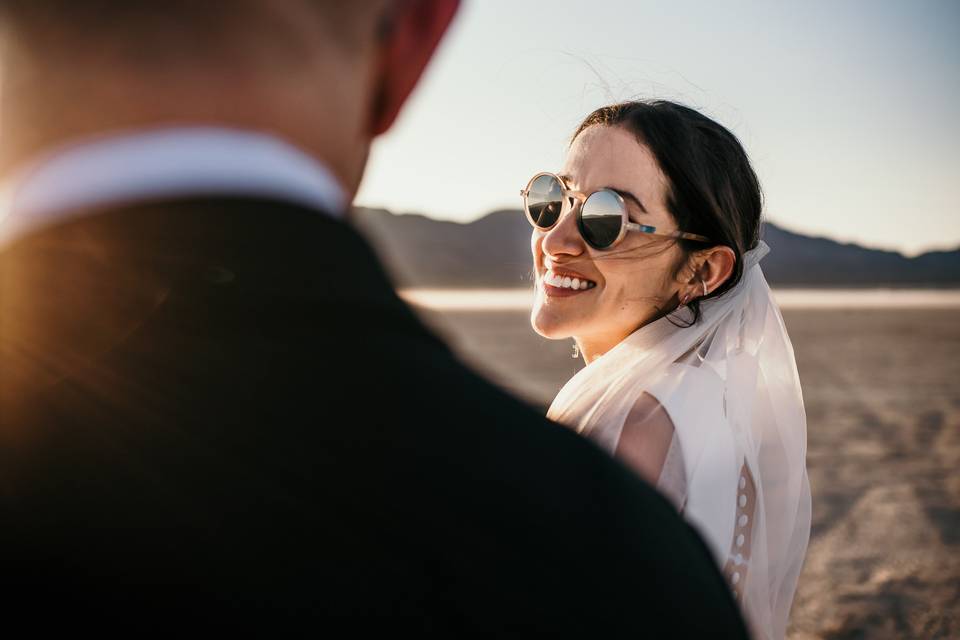 Dry lake Bed Elopement