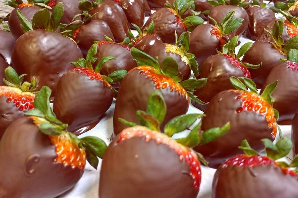 Strawberry and chocolates