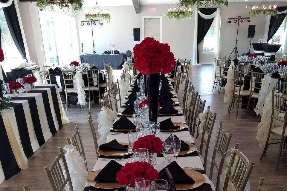 Wedding party table