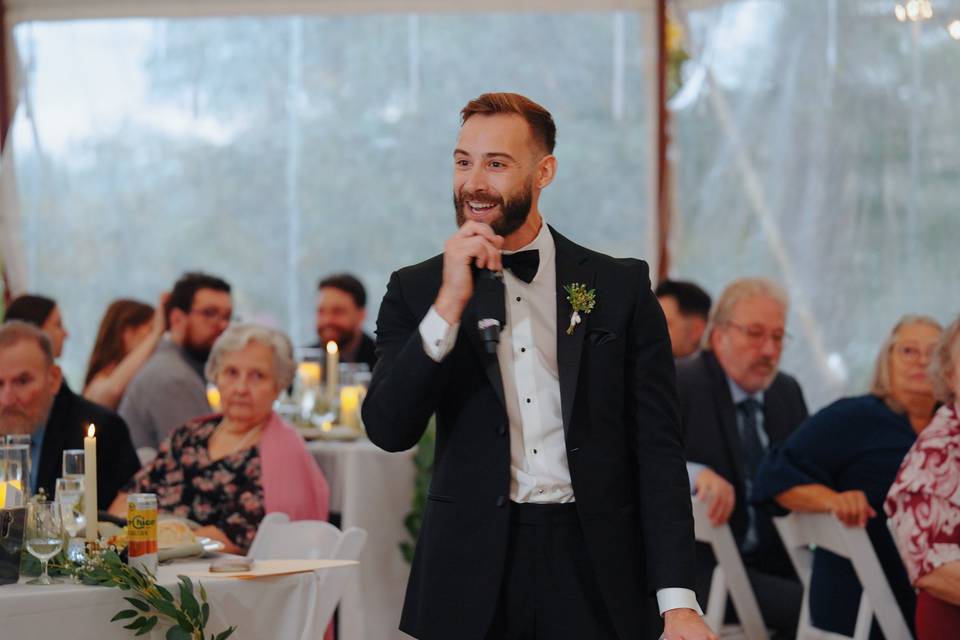 Savannah & Tom's best man