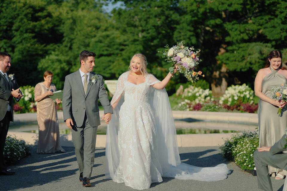 Jen & Jeremy' ceremony