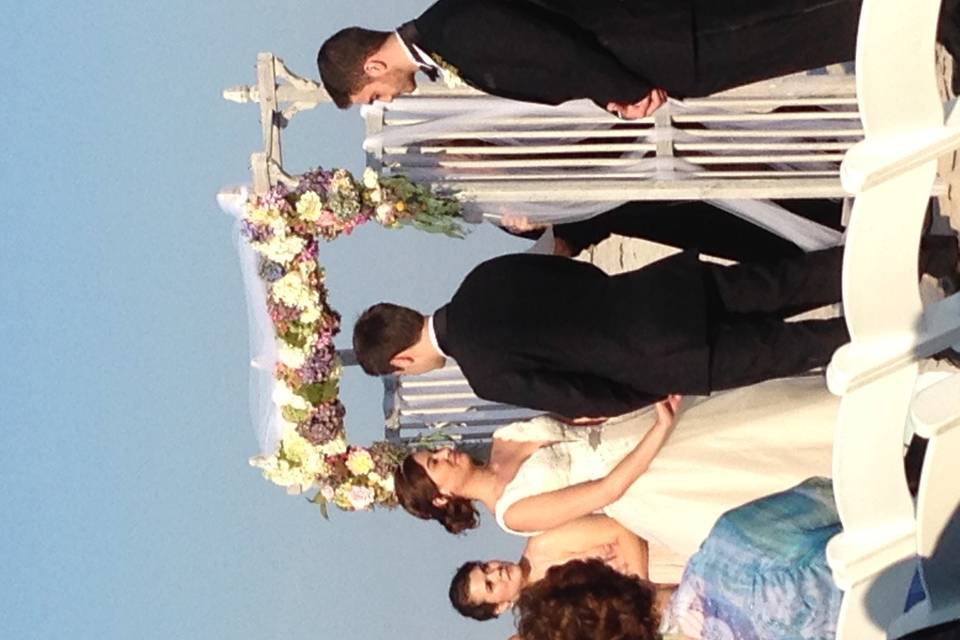 A fun wedding on the south shore.  Beach wedding at its best.