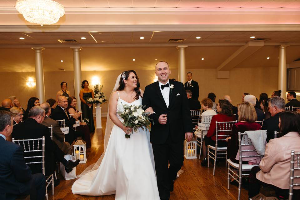 Indoor Ballroom Ceremony