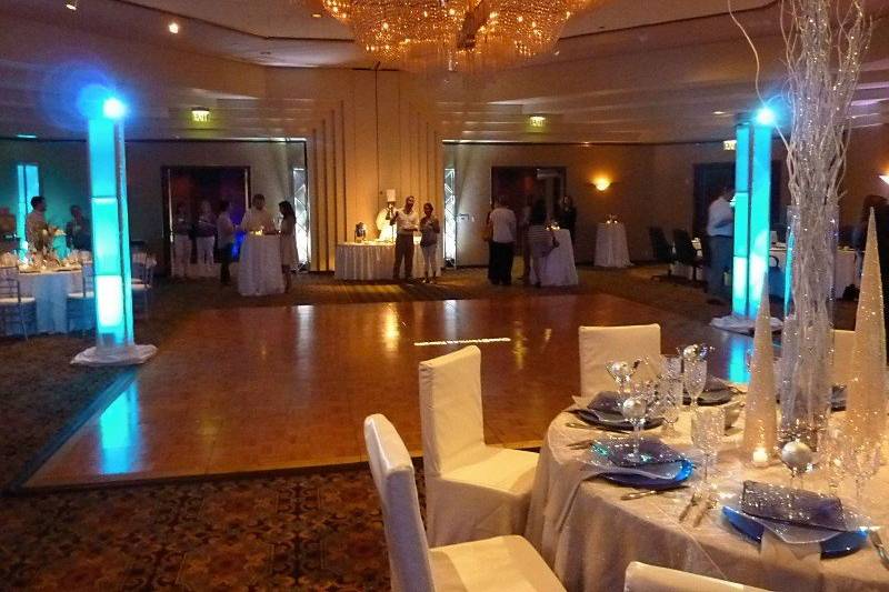 Reception and dance floor