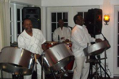 Steel Drum Band at Pre Wedding Party, Wedding Rehearsal Dinner in Captiva Island Florida.