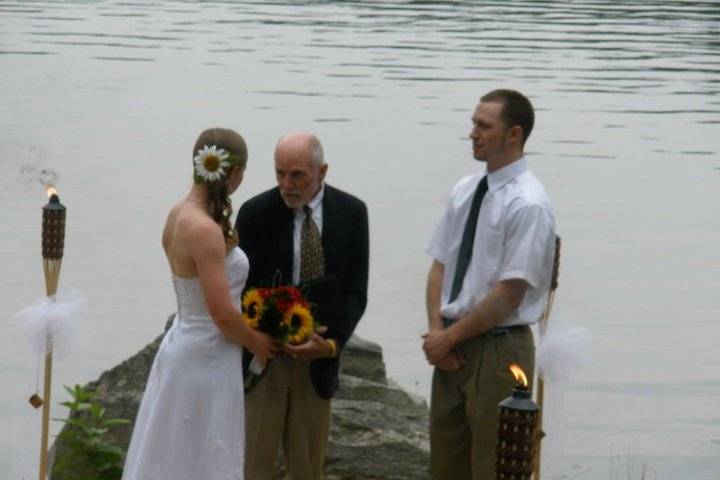 Waterfront ceremony