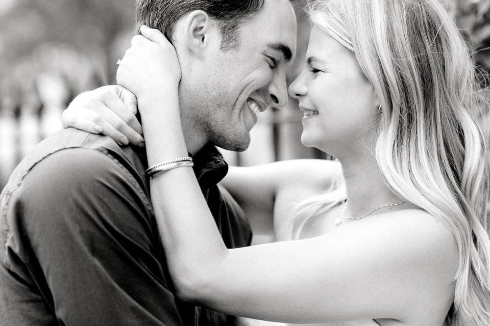 Downtown engagement session.